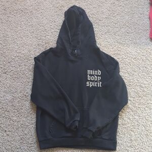 Mind Body Spirit Pullover Hoodie - Black